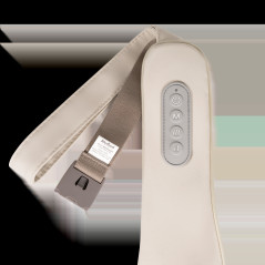 Massageapparat för nacke och rygg, knådare, trådlös, 3D, värmefunktion, REBEL ACTIVE. | HandlaSmidigt.se