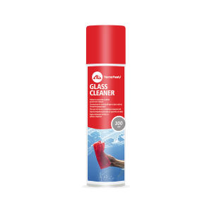 1545- Skumspray för glas 300 ml, röd.
