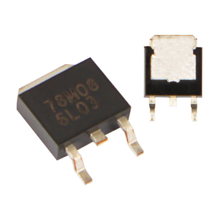 8651 - Spänningsregulator 78m08 8v SMD