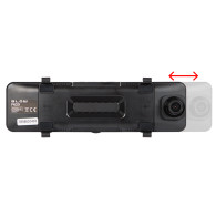 78-586 - Videoinspelare blackbox dvr f620 carplay android auto med blåtandsspegel + bakre kamera