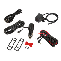 78-586 - Videoinspelare blackbox dvr f620 carplay android auto med blåtandsspegel + bakre kamera