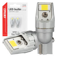 LED-lampor Canbus T10 W5W 2SMD 3570 vit 12V 24V amio-04256