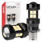 LED-lampor canbus t15 w16w 15smd 2835 vit 12v 24v amio-04245