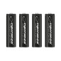 EZA106 Esperanza uppladdningsbara batterier ni-mh aa high-capacity 2600mah 4 st svarta