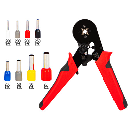 19-101- Krympverktyg för ärmkontakter yac-8 + kontaktset