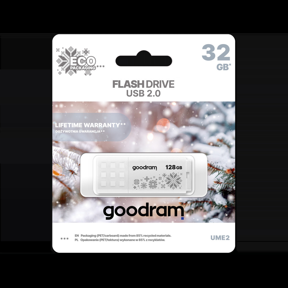 USB-minne Goodram USB 2.0 128GB vinterutgåva USB-minne Goodram USB 2.0 128GB vinterutgåva