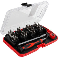 Set med precisionsspetsar med handtag, 51 st. proline