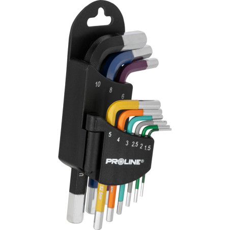 Insexnyckelsats 9 delar, 1.5-10mm, s2, proline