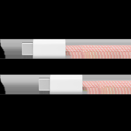 USB-C till USB-C-kabel 60 W 1 m rosa Kruger&Matz Basic
