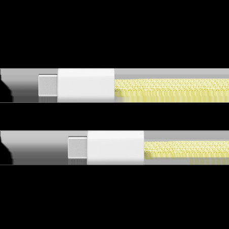 USB-C till USB-C-kabel 60 W 1 m gul Kruger&Matz Basic