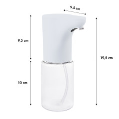 Automatisk dispenser Promedix, vätskedispenser för flytande tvålar, desinfektionsmedel, 300 ml, 4xAA, vit, PR-540 W. |…