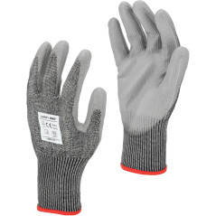 Handskar pu cut res. f, l200511p, kort, '11', ce, Lahti