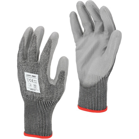 Handskar pu cut res. f, l200511p, kort, '11', ce, Lahti