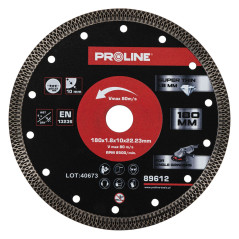 Diamantskiva för skärning, tunn, 180*1.8*10*22.23, Proline.