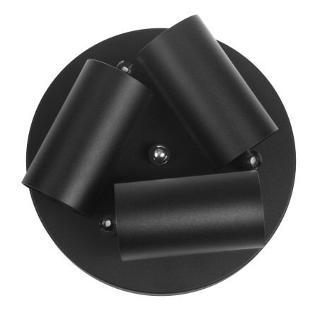 Taklampa Maclean, spotlight, rörlig, aluminium, 3xGU10, 55x100mm, svart matt färg, MCE362 B.