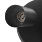 Taklampa Maclean, spotlight, rörlig, aluminium, 3xGU10, 55x100mm, svart matt färg, MCE362 B.