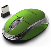 XM105G Extreme trådlös mus 2,4 GHz 3D optisk USB Harrier grön