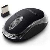 XM105K Extreme trådlös mus 2,4 GHz 3D optisk USB Harrier svart