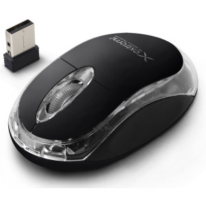 XM105K Extreme trådlös mus 2,4 GHz 3D optisk USB Harrier svart