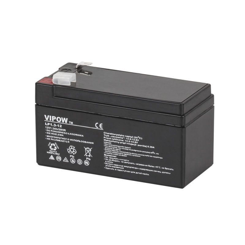 Gelbatteri VIPOW 12V 1.3Ah