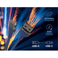 Kabel TRACER USB A - Typ C 1m NB
Kabel TRACER USB A - Typ C 1m NB