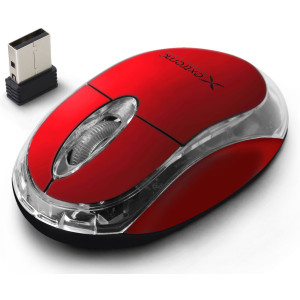 XM105R Extreme mysz bezprz. 2.4ghz 3d opt. usb harrier czerwona