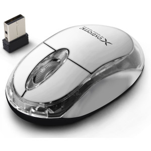 XM105W Extreme trådlös mus 2,4 GHz 3D optisk USB Harrier vit