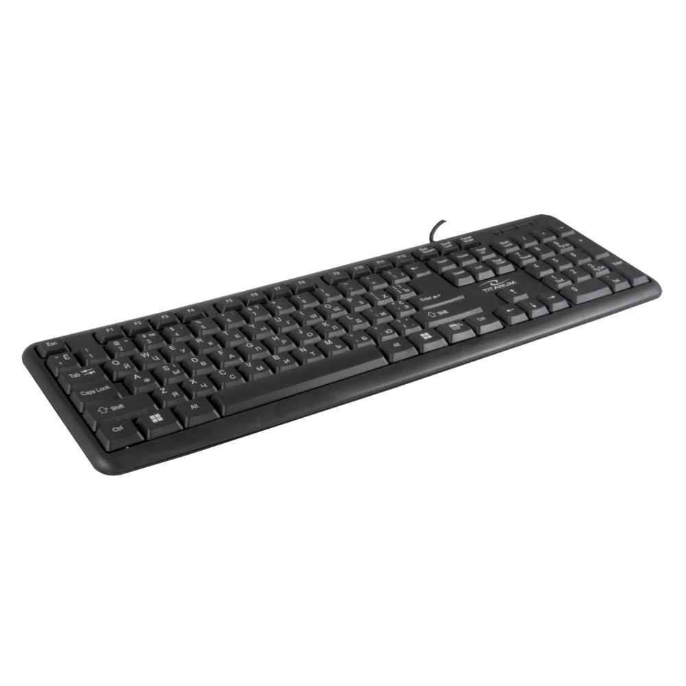 TK101UA Titanum tangentbord med sladd. Standard USB ua TK101UA Titanum tangentbord med sladd. Standard USB ua