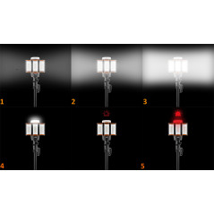 Trådlampa på stativ 5000lm + laddare | HandlaSmidigt.se