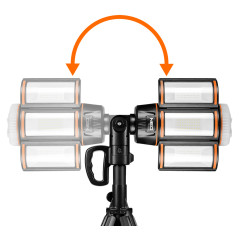 Trådlampa på stativ 5000lm + laddare | HandlaSmidigt.se