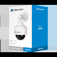 Atrapa kamery obrotowej z LED DK-10 Cabletech