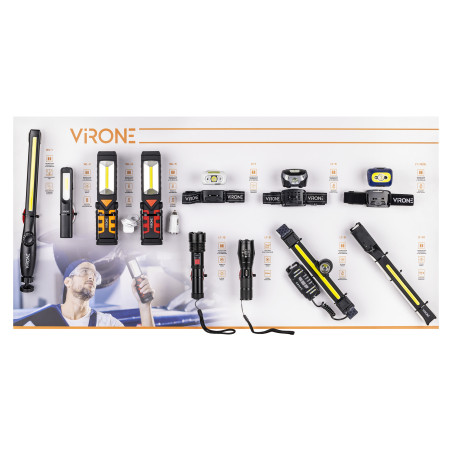Utställningsskylt - ficklampor, 100x50cm | HandlaSmidigt.se