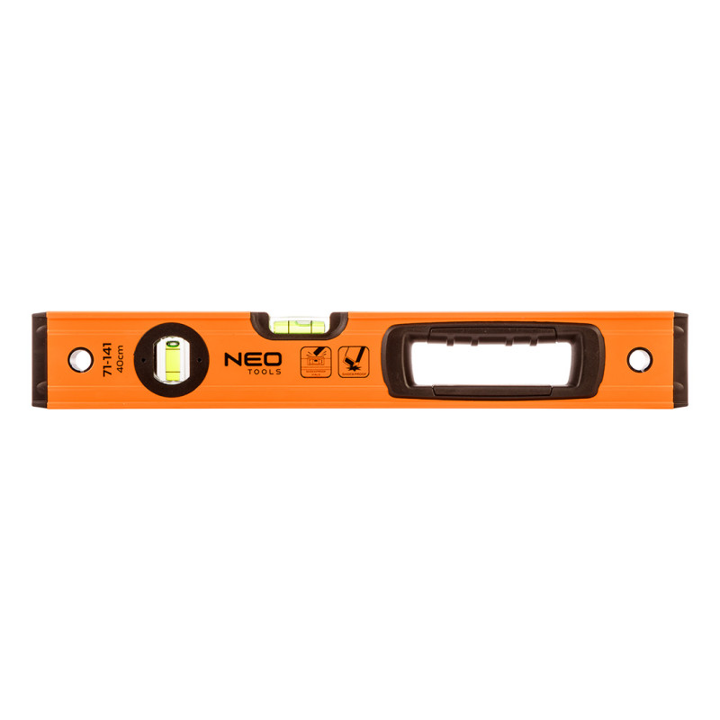 Vattenpass i aluminium S 400, 2 libeller, handtag, 40 cm