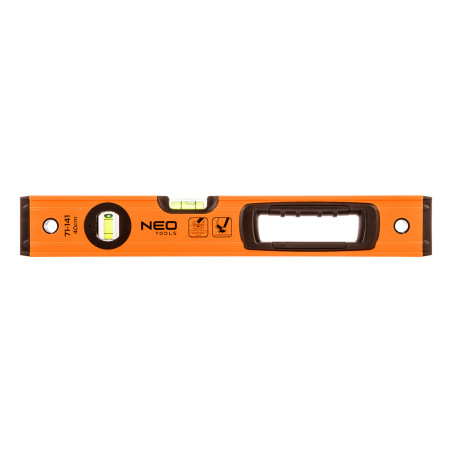 Vattenpass i aluminium S 400, 2 libeller, handtag, 40 cm | HandlaSmidigt.se