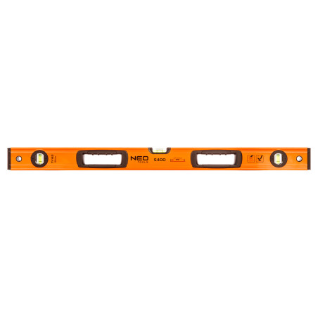 Vattenpass i aluminium S 400, 3 libeller, 2 handtag, 80 cm | HandlaSmidigt.se