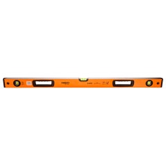 Vattenpass av aluminium S 400, 3 libeller, 2 handtag, 100 cm