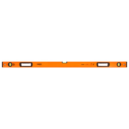 Vattenpass i aluminium S 400, 3 libeller, 2 handtag, 120 cm | HandlaSmidigt.se