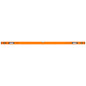 Vattenpass av aluminium S 400, 3 libeller, 2 handtag, 200 cm