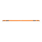 Vattenpass av aluminium S 400, 3 libeller, 2 handtag, 200 cm