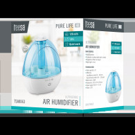 Ultraljudsfuktare TEESA PURE LIFE 40