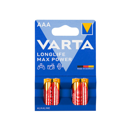 82-668- Alkaliskt batteri aaa 1.5 lr3 varta longlife max power | HandlaSmidigt.se