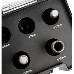 Diamantborrar (6, 8, 10, 12, 16 mm), set om 5 delar. | HandlaSmidigt.se