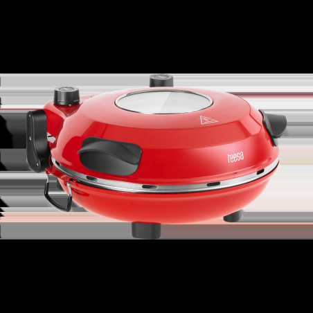 Ugn till pizza TEESA SUPREME +, 1200 W, 32 cm, fönster, avtagbar sten, styrning med två värmeelement.