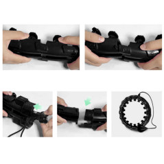 Hula hoop med massager + viktskiva Trizand 25208