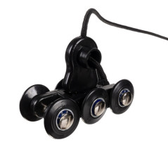 Hula hoop med massager + viktskiva Trizand 25208