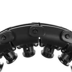 Hula hoop med massager + viktskiva Trizand 25208