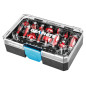 Frässet, skaft 8 mm, set med 15 stycken.