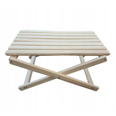 Set med solstolsbord + 2 gula solstolar, Woodok