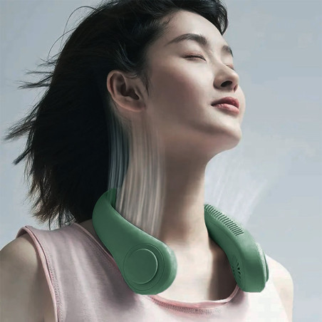 AG921A Bärbar nackfläkt grön