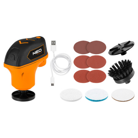 Minienhet med flera funktioner/polermaskin 4V, Li-Ion, USB-C | HandlaSmidigt.se